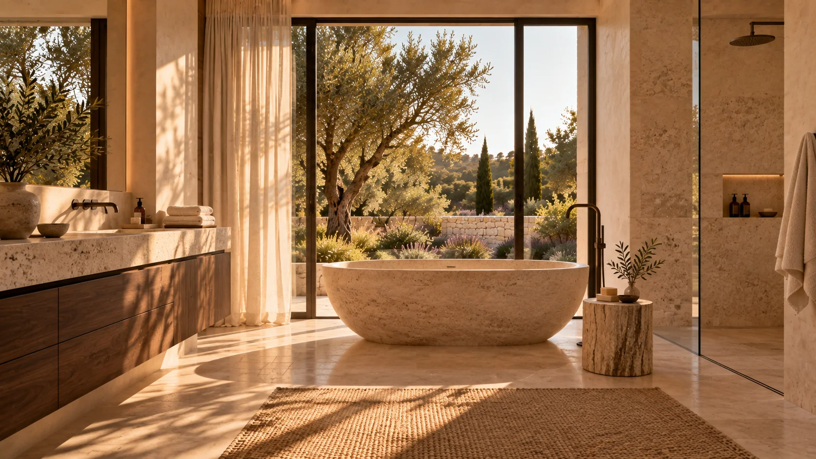 Villa Noir · Spa bathroom